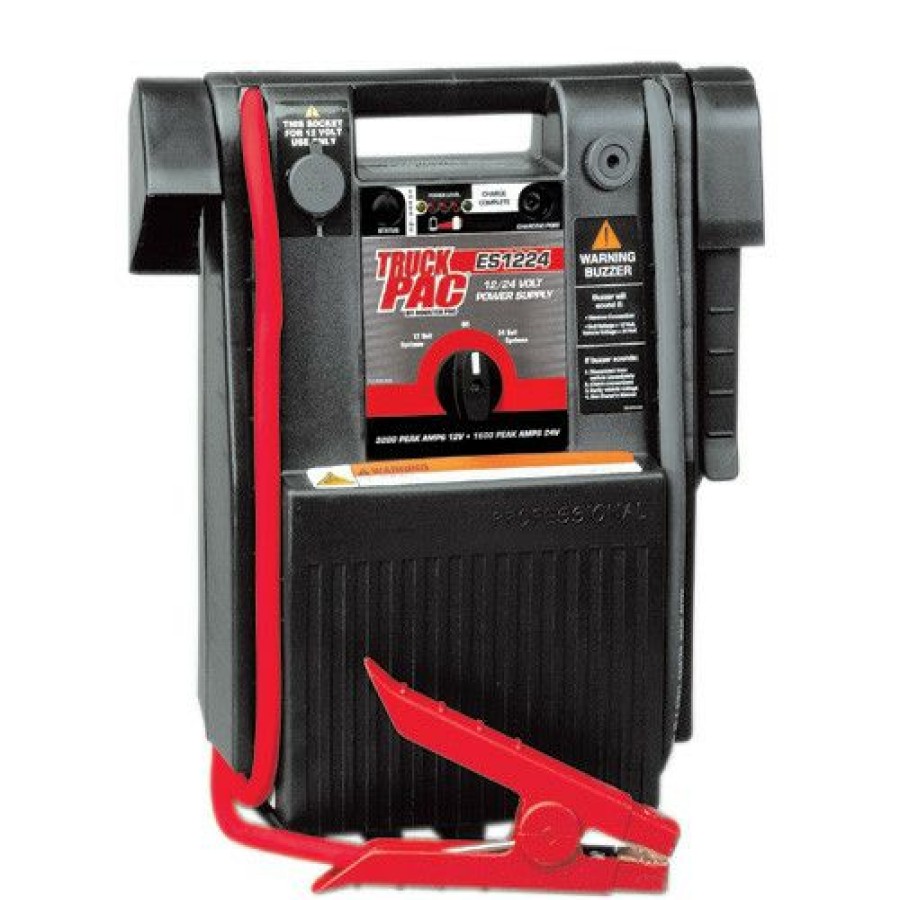 Automotive * | Good Quality Booster Pac Es1224 3,000 Peak Amp 12V/24V Jump Starter