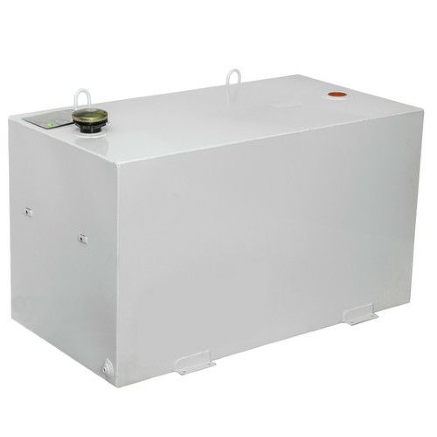 Automotive * | Gift Selection Jobox 551980D 96 Gallon Rectangular Steel Liquid Transfer Tank White