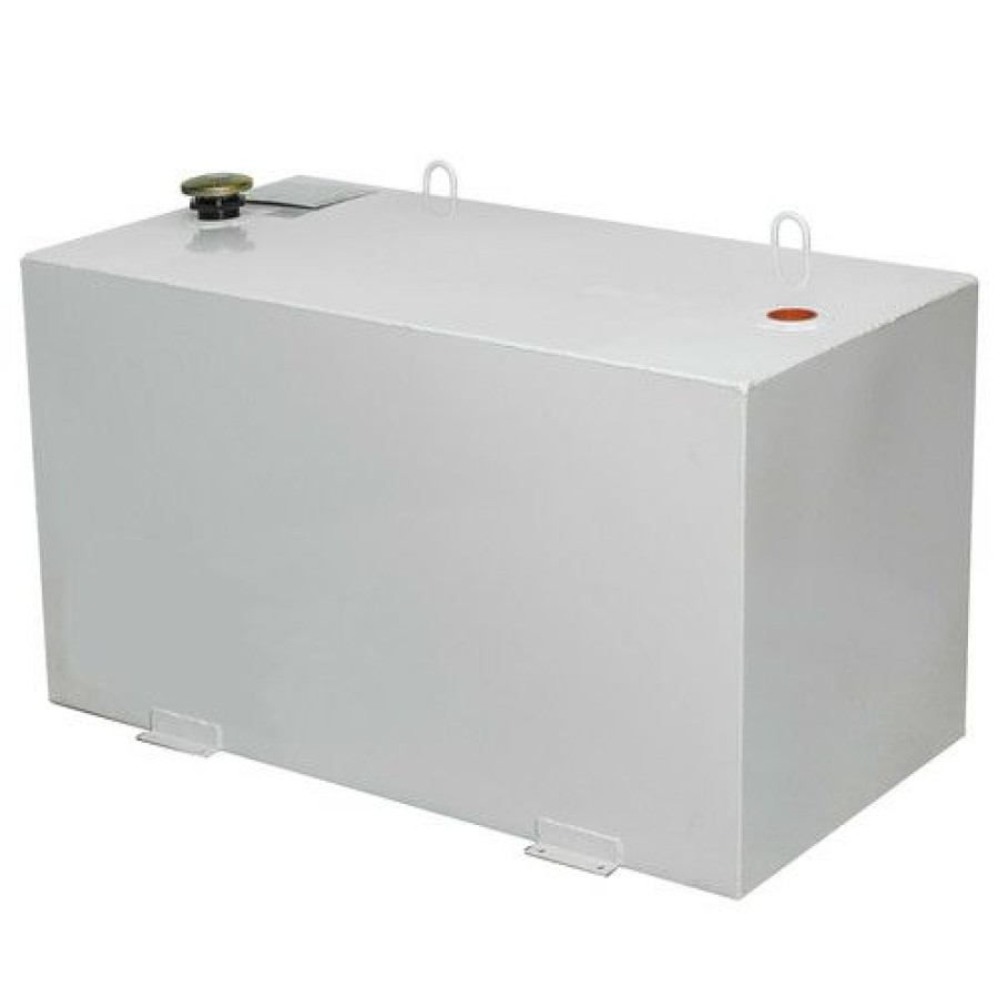 Automotive * | Gift Selection Jobox 551980D 96 Gallon Rectangular Steel Liquid Transfer Tank White