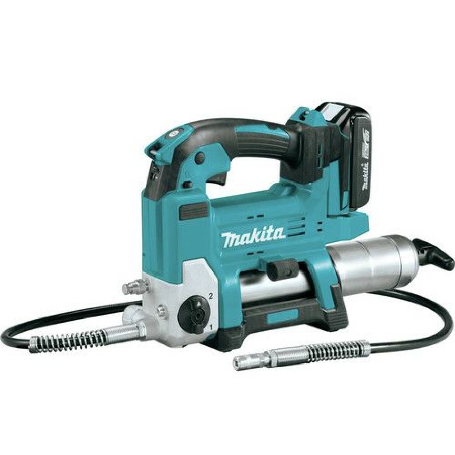 Equipment * | Tendy Style Makita Xpg01Sr1 18V Lxt Lithium-Ion Cordless Grease Gun Kit (2 Ah)