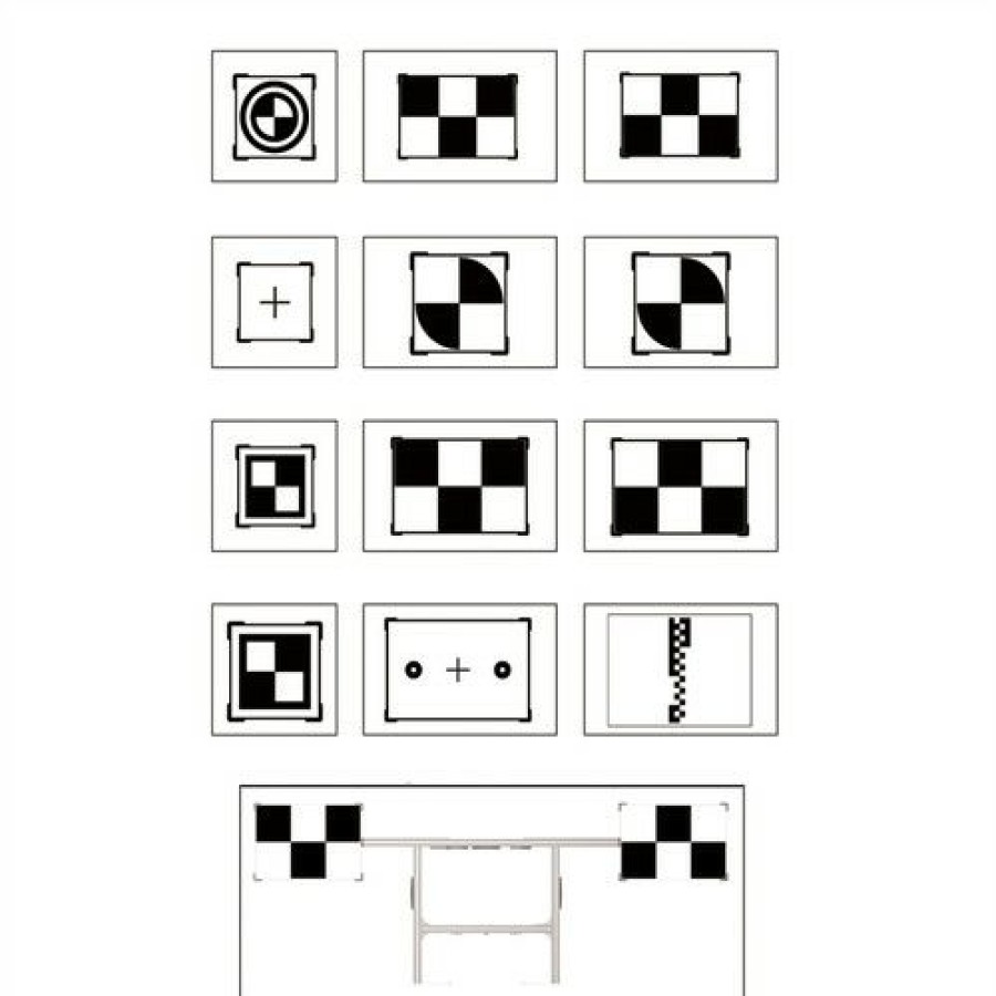 Diagnostics Testers * | Exclusive Autel Ldwtarget1 Targets And Holder For Ldw Calibration