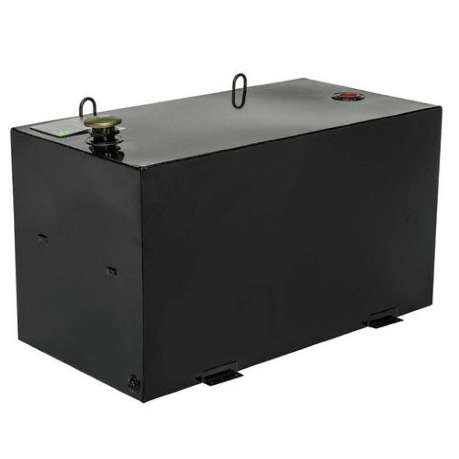 Automotive * | Shop Jobox 484002 96 Gallon Rectangular Steel Liquid Transfer Tank Black