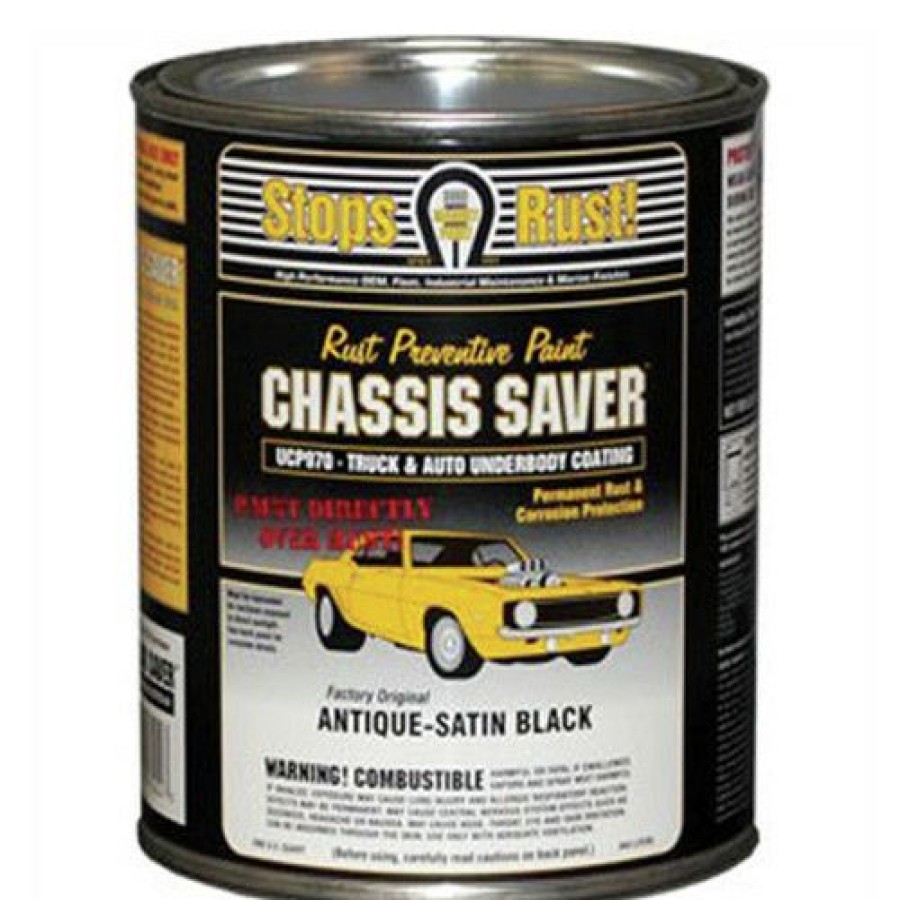 Automotive * | Quality Guarantee Magnet Paint Co. Ucp970-04 Chassis Saver 1 Quart Can Rust Preventive Truck And Auto Underbody Coating Antique Satin Black