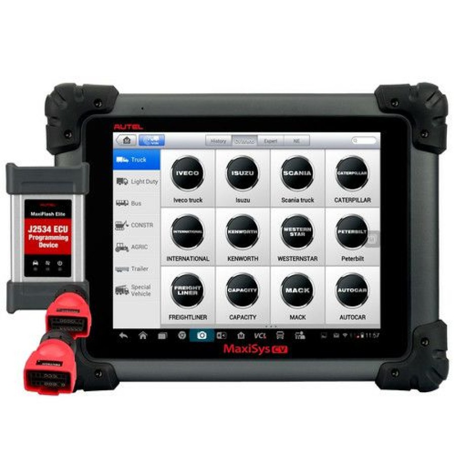 Diagnostics Testers * | Best Sale Autel Ms908Cv Maxisys Cv Commercial Vehicle Diagnostic System