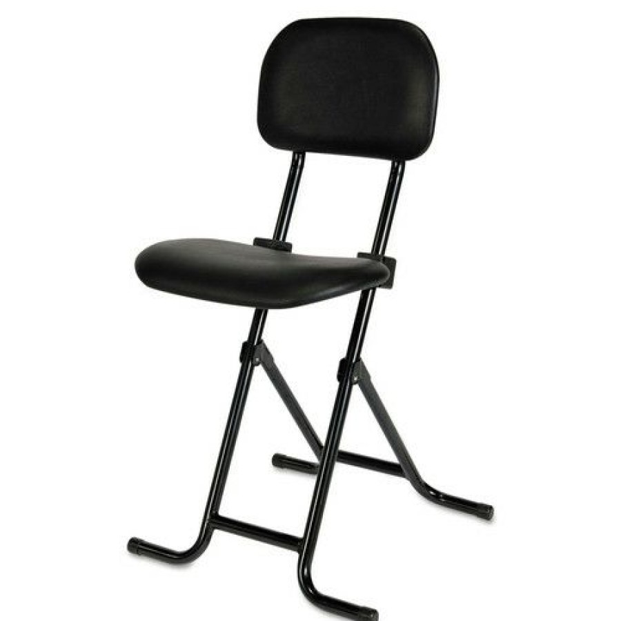 Equipment * | Best Sale Alera Alecs612 Il Series Height-Adjustable Folding Stool (Black)