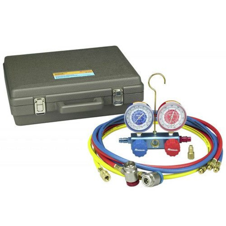 Air Conditioning Equipment * | Exclusive Robinair 41234 2-Piece R-1234Yf Manifold And 72 In. Hose Set