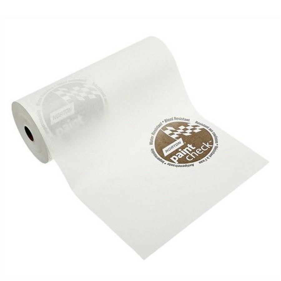 Automotive * | Best Sellers Norton 403 12 In. X 750 Ft. Paint Check Polycated Masking Paper White