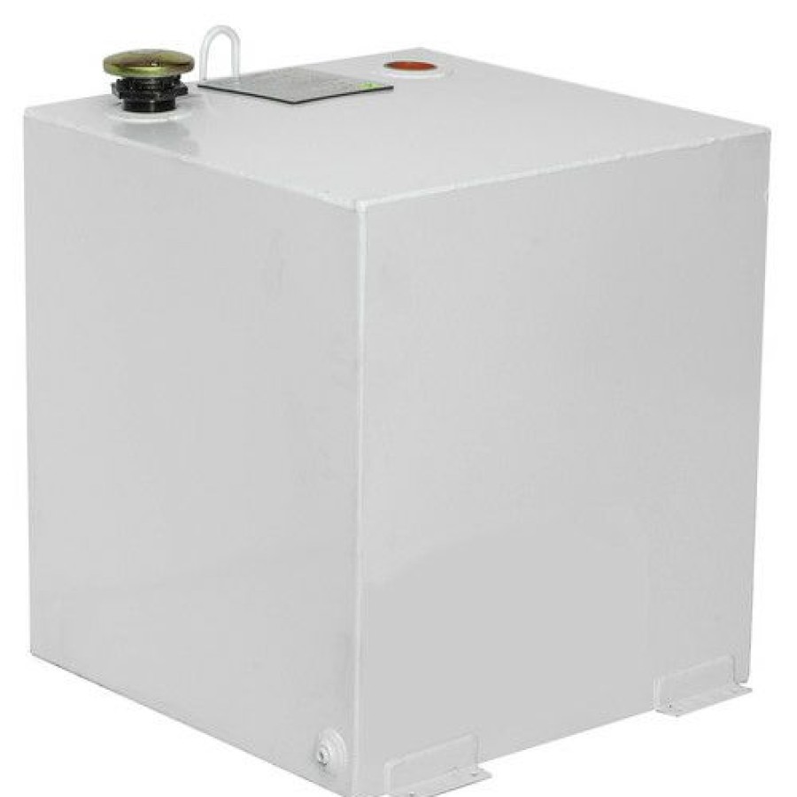 Automotive * | Outlet Jobox 485000 50 Gallon Square Steel Liquid Transfer Tank White