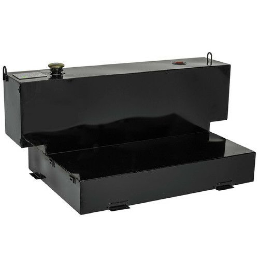 Automotive * | Best Sellers Jobox 498002 98 Gallon Short-Bed L-Shaped Steel Liquid Transfer Tank Black