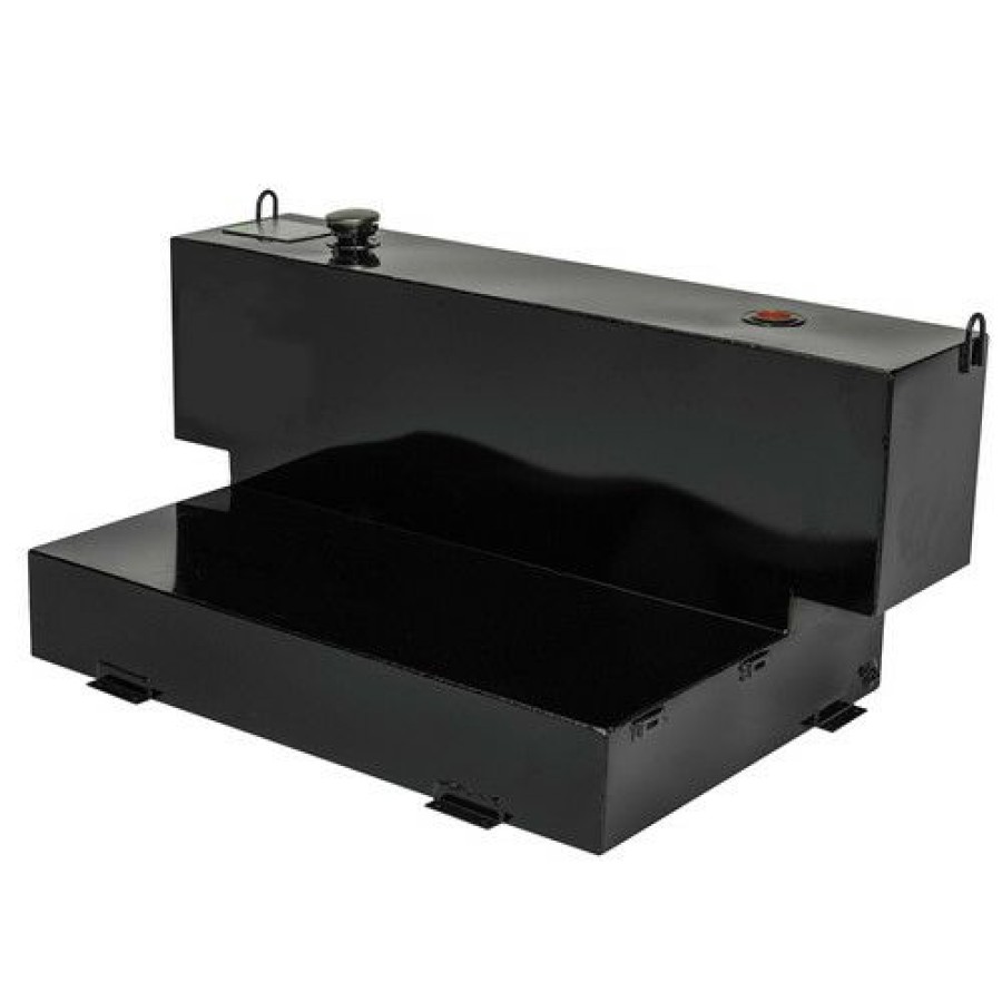 Automotive * | Best Sellers Jobox 498002 98 Gallon Short-Bed L-Shaped Steel Liquid Transfer Tank Black