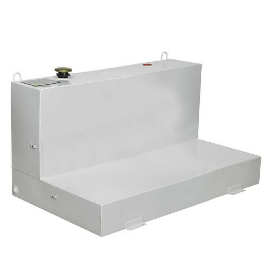 Automotive * | Bargain Sale Jobox 480000 103 Gallon L-Shaped Steel Liquid Transfer Tank White