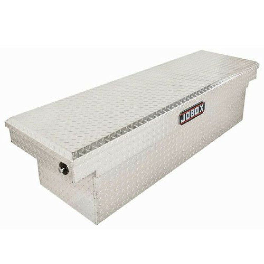 Truck Boxes * | Best Sellers Jobox Pac1585000 Aluminum Single Lid Super Deep Full-Size Crossover Truck Box (Bright)