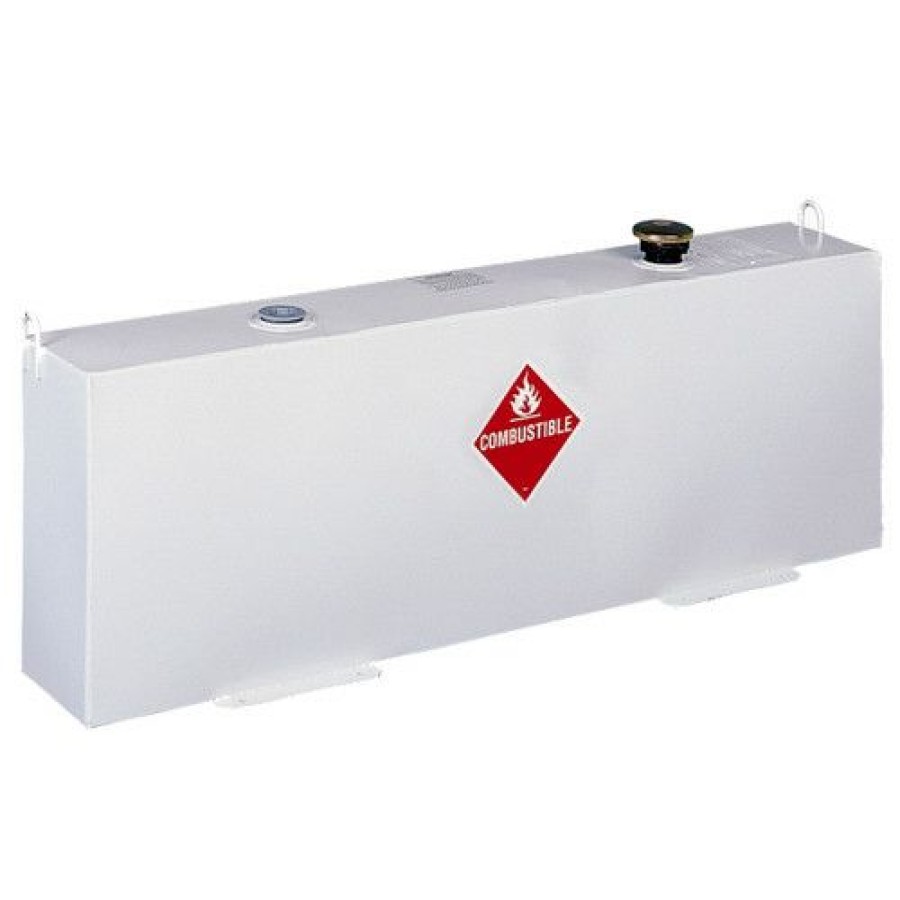 Automotive * | Discount Store Jobox 486000 37 Gallon Vertical Steel Liquid Transfer Tank White