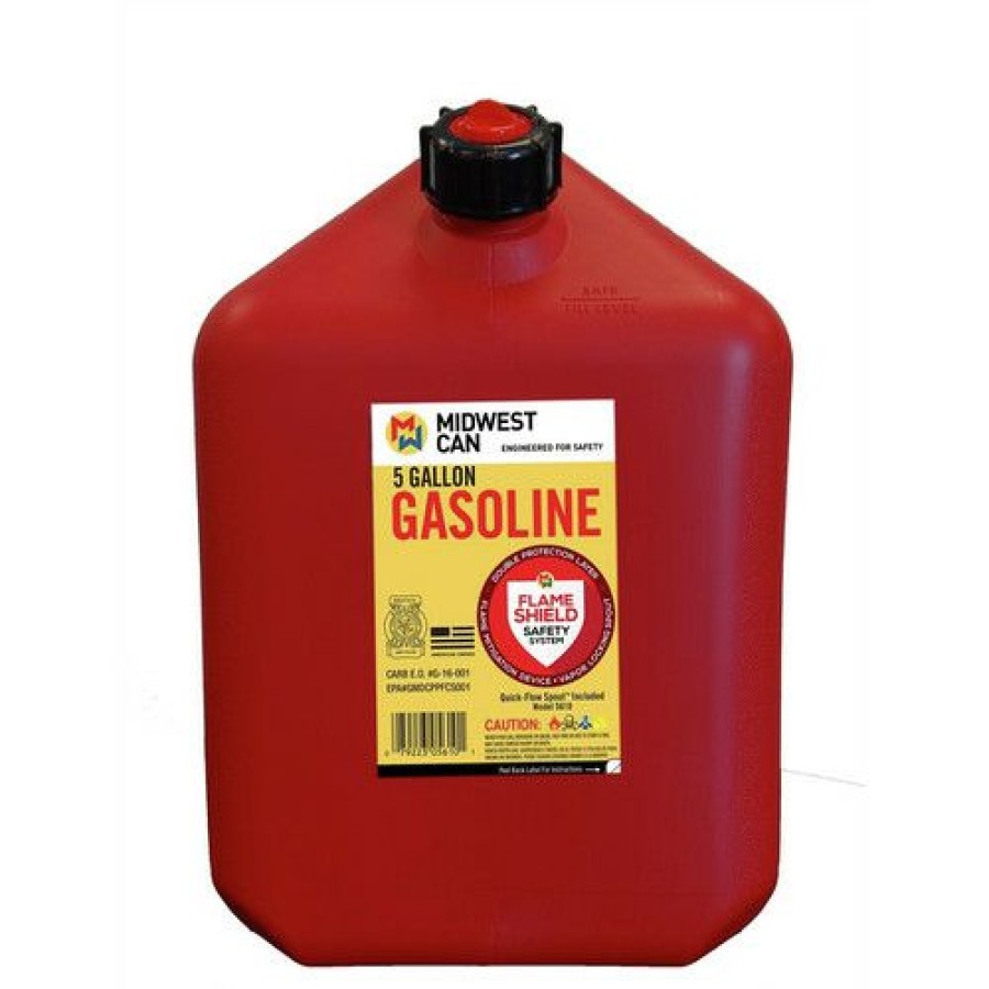 Automotive * | Cut Price Midwest Can 5610 5 Gallon Fmd Gas Can