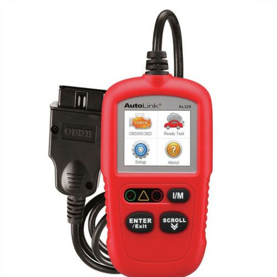 Diagnostics Testers * | Featured Autel Al329 Code Reader With One-Press I/M Readiness Key