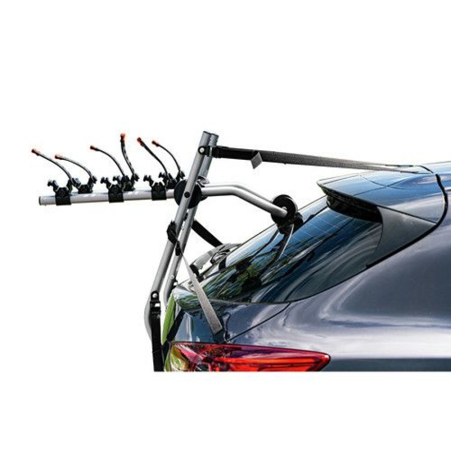 Automotive * | New Threads Detail K2 Bcr190 Aluminum Trunk-Mounted 3-Bike Carrier