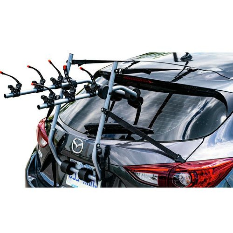 Automotive * | New Threads Detail K2 Bcr190 Aluminum Trunk-Mounted 3-Bike Carrier