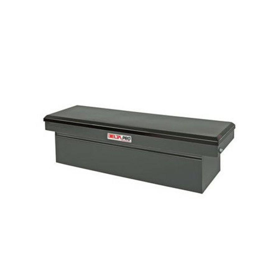 Truck Boxes * | Discount Store Delta Psc1456002 Steel Single Lid Deep Full-Size Crossover Truck Box (Black)