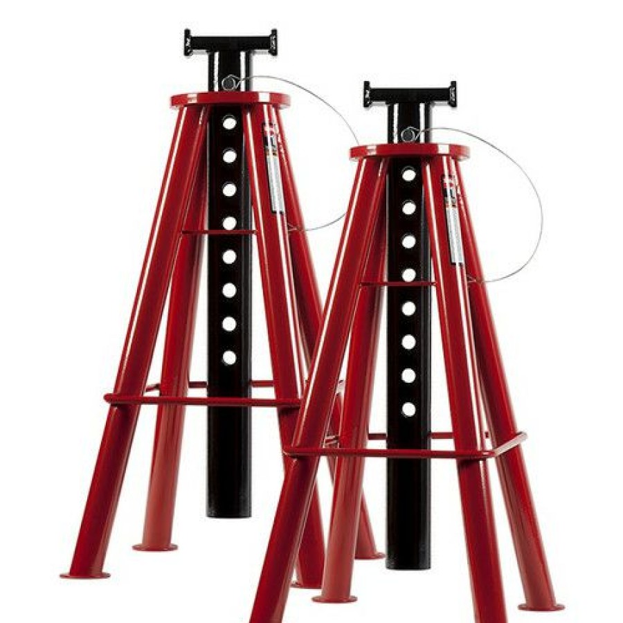 Automotive * | Exclusive Sunex 1410 10 Ton High Height Pin Type Jack Stands (Pair)