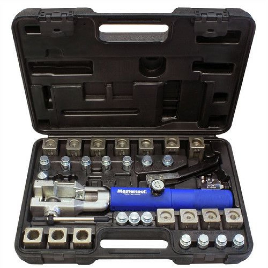 Automotive * | Bargain Sale Mastercool 72475-Prc Universal Hydraulic Flaring Tool Kit With Tube Cutter