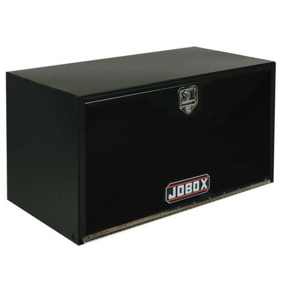 Truck Boxes * | Discount Store Jobox 1-013002 48 In. Long Heavy-Gauge Steel Underbed Truck Box (Black)