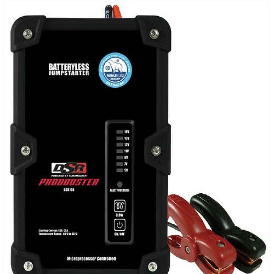 Automotive * | Outlet Schumacher Dsr108 12V 450 Amp Corded Ultracapacitor Jumpstarter